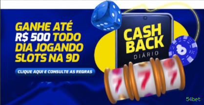 Cashback VIP 54bet - reembolso semanal